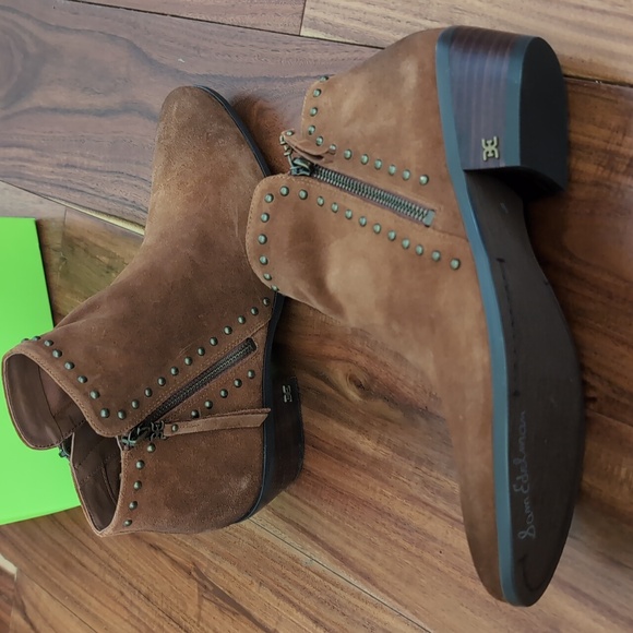 Sam Edelman Paola Studded Zip Boots Size 9  New in Box ❤️ - Picture 10 of 12